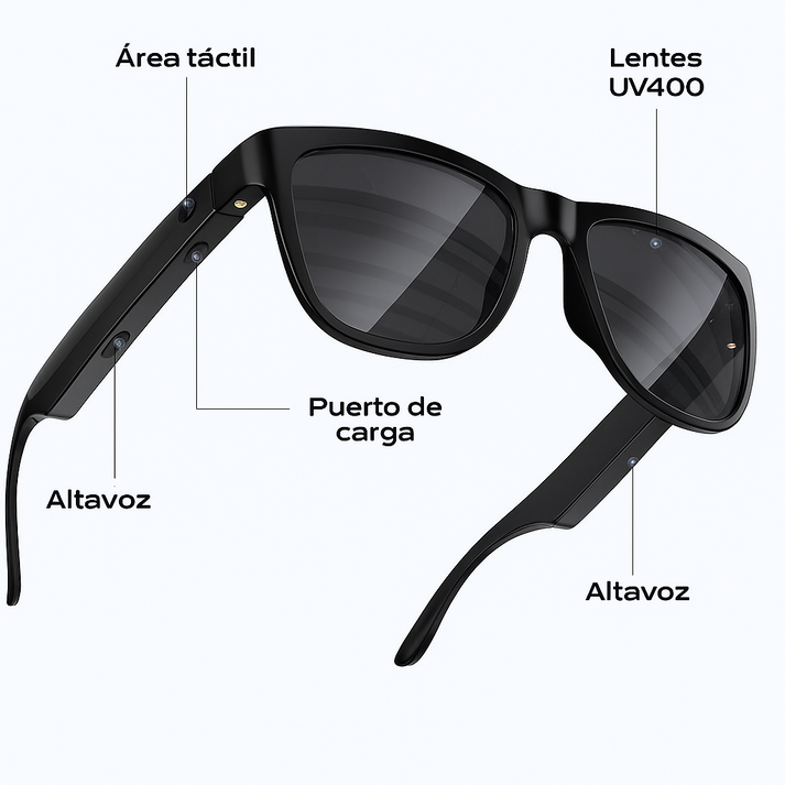 GAFAS SMART CON BLUETOOTH Y AUDIO