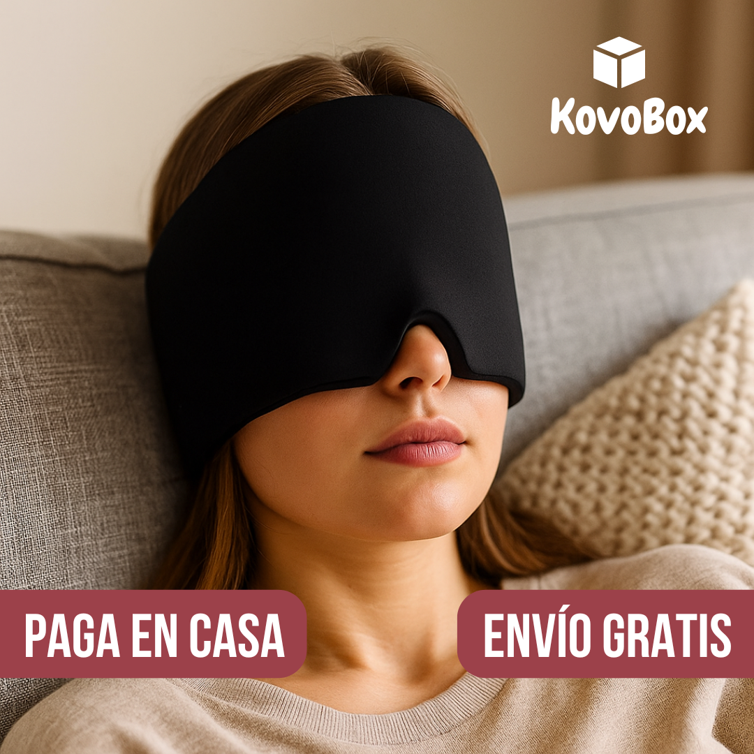 NeuraZen™ Casco Terapéutico: Gel de compresión premium reutilizable.