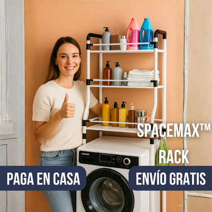 SpaceMax™ Rack Organizador Lavadora 3 niveles
