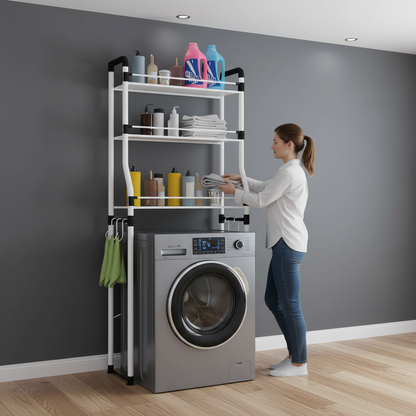 SpaceMax™ Rack Organizador Lavadora 3 niveles
